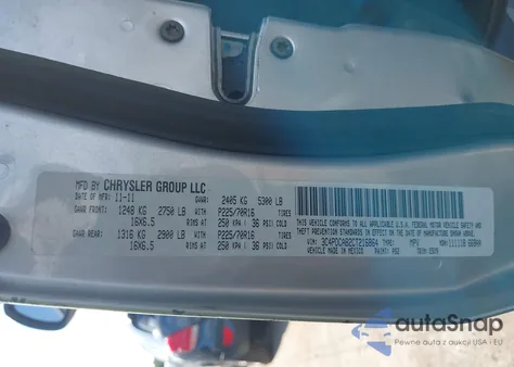 2012 Dodge Journey Se/Avp from USA, damaged, VIN 3C4PDCAB2CT216864